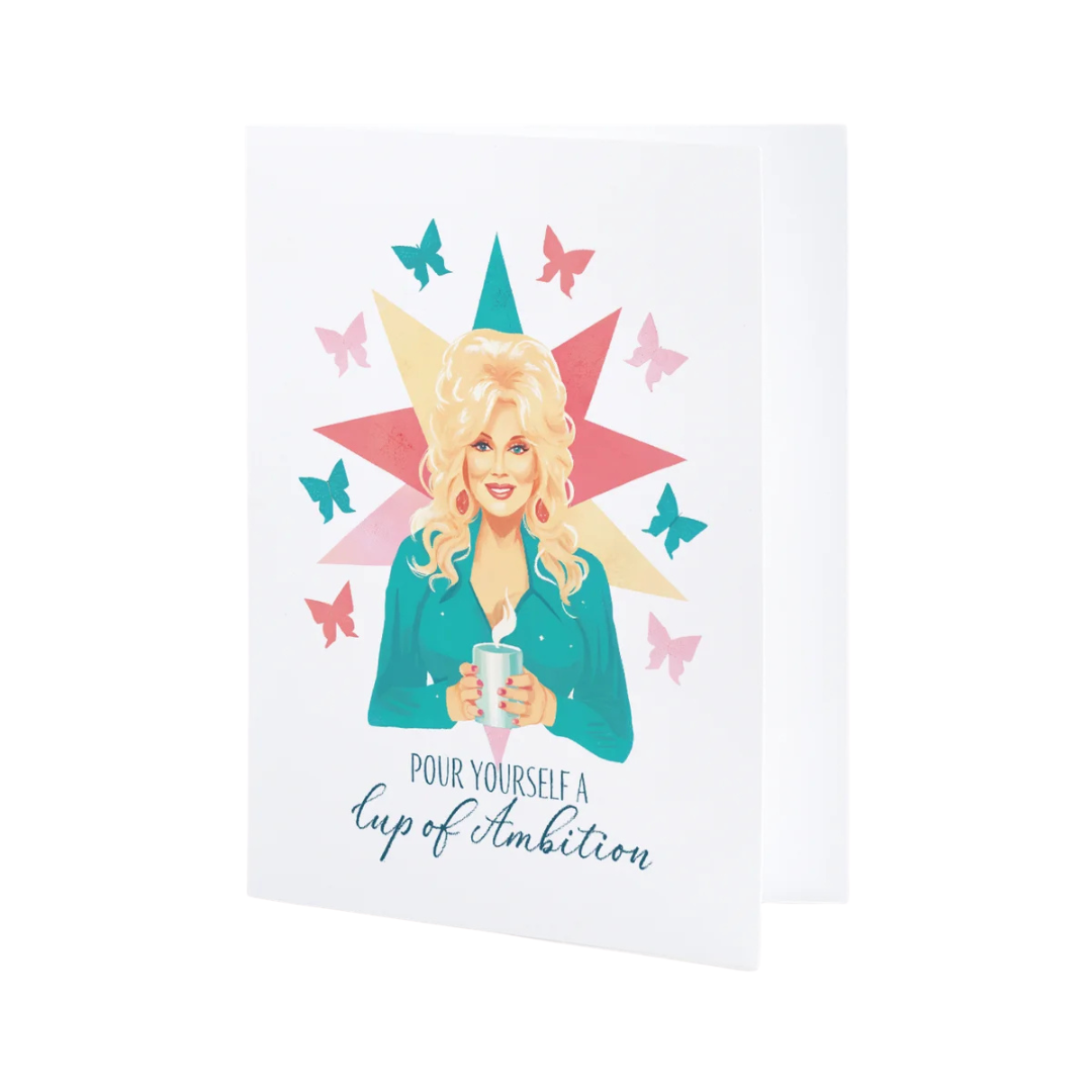 Cup of Ambition Individual Greeting Card