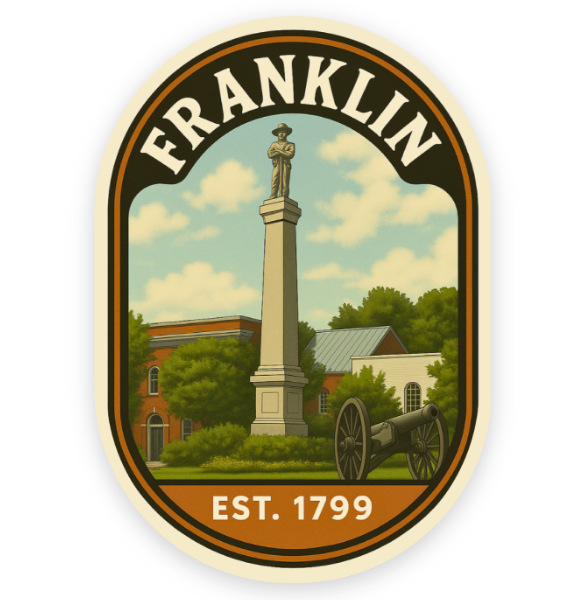 Franklin Downtown Badge Sticker