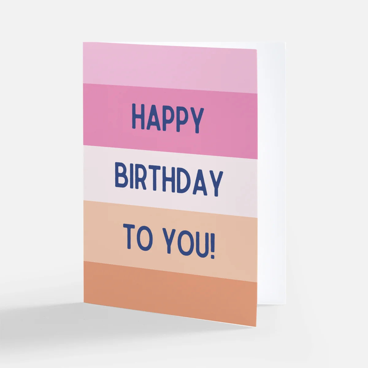 Color Block Happy Birthday To You Greeting Card