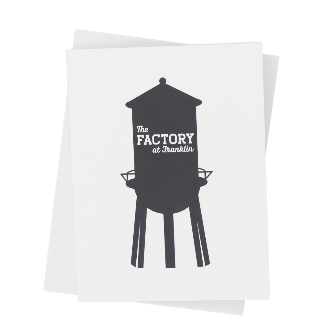 Factory at Franklin Individual Greeting Card