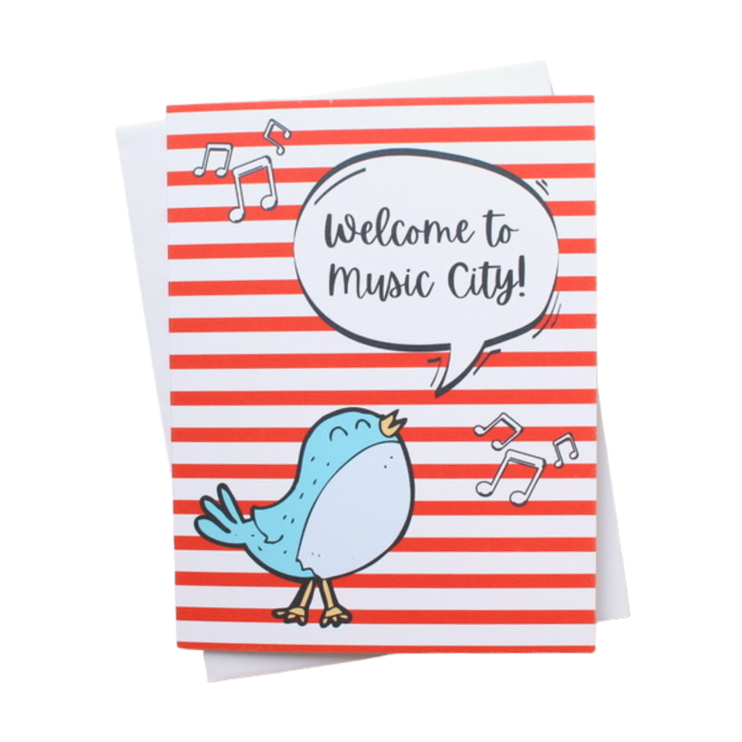 Welcome to Music City Greeting Card