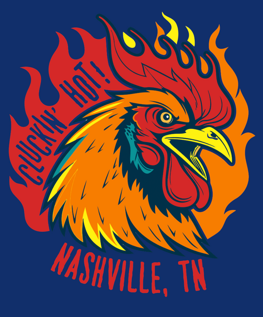 Cluckin' Hot Nashville Hot Chicken Sticker