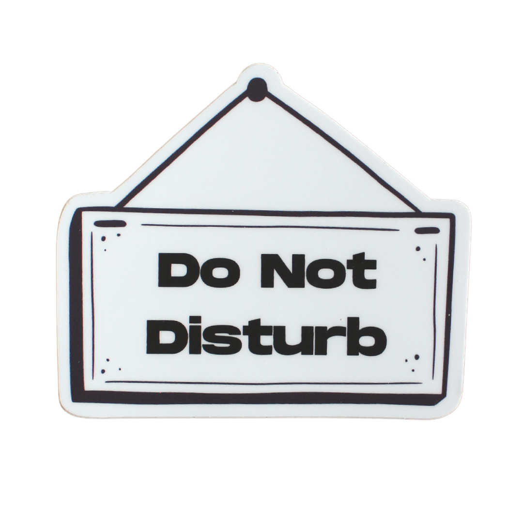 Do Not Disturb Sticker