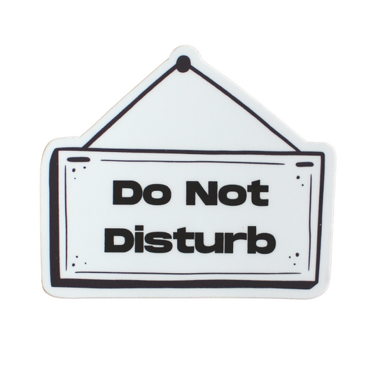 Do Not Disturb Sticker
