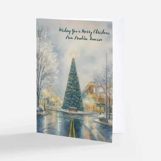 Franklin Tennessee Christmas Greeting Card