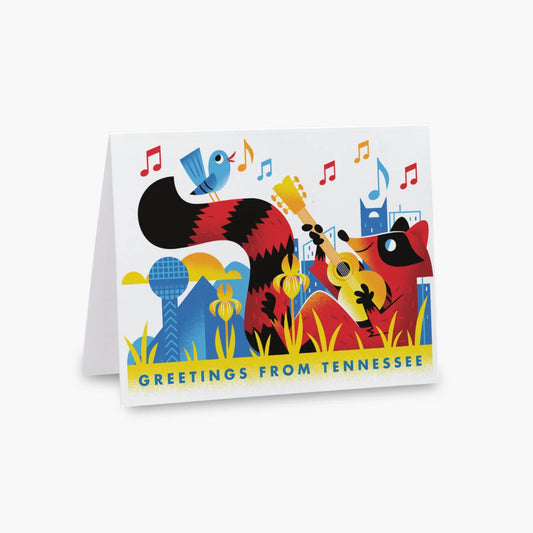 Greetings From Tennessee Greeting Card