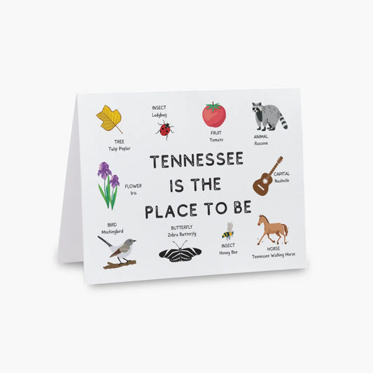 Tennessee is the Place to Be Individual Greeting Card