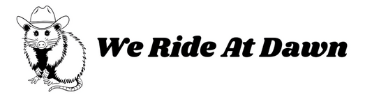 We Ride At Dawn Bumper Sticker
