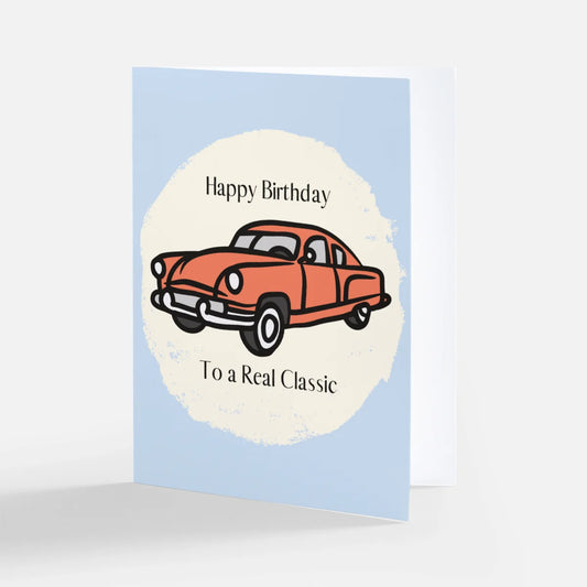 Happy Birthday To a Real Classic Individual Greeting Card