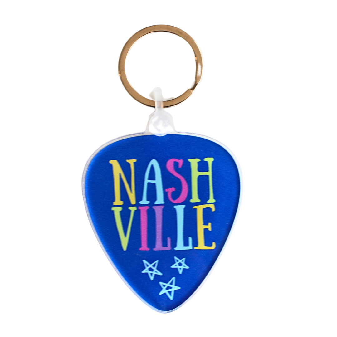 Nashville Blue Acrylic Keychain