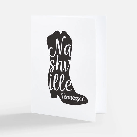 Nashville Boot Individual Greeting Card