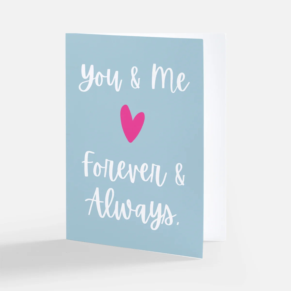 You and Me Forever and Always Individual Greeting Card