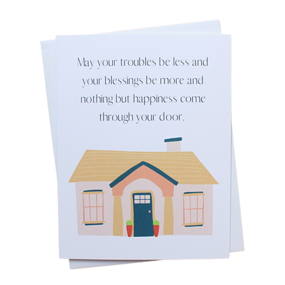 Blessings For Your Home Individual Greeting Card