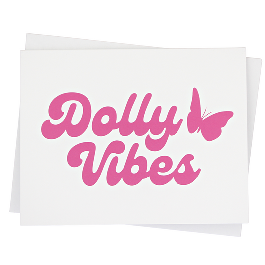 Dolly Vibes Individual Greeting Card