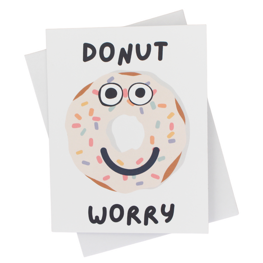 Donut Worry Individual Greeting Card