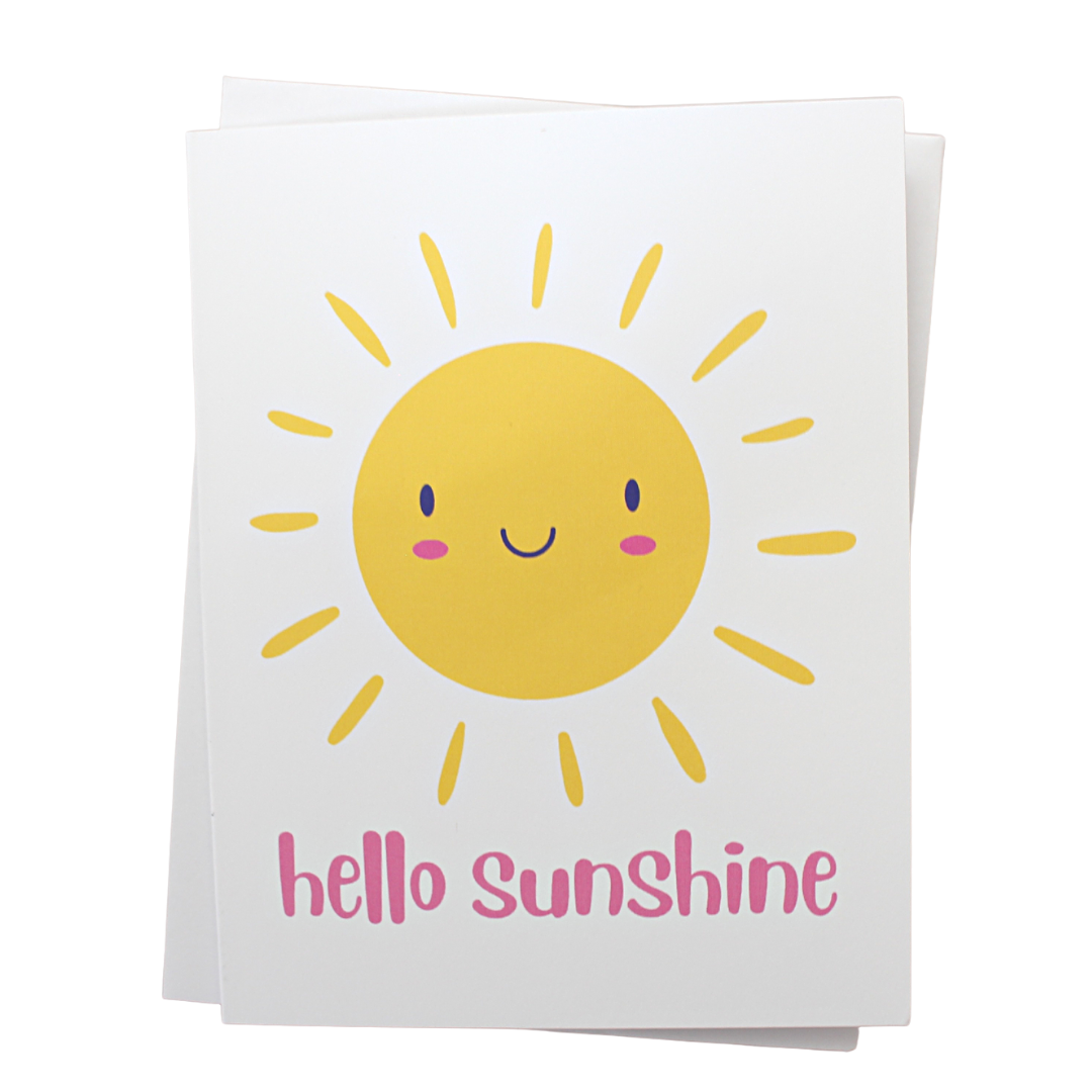 Hello Sunshine Individual Greeting Card