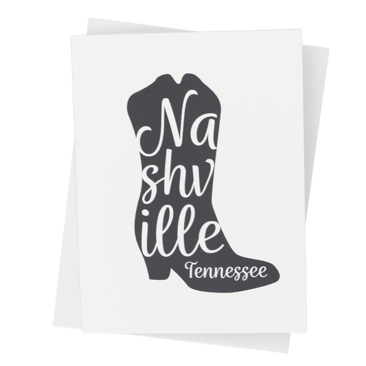 Nashville Boot Individual Greeting Card