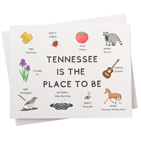 Tennessee is the Place to Be Individual Greeting Card