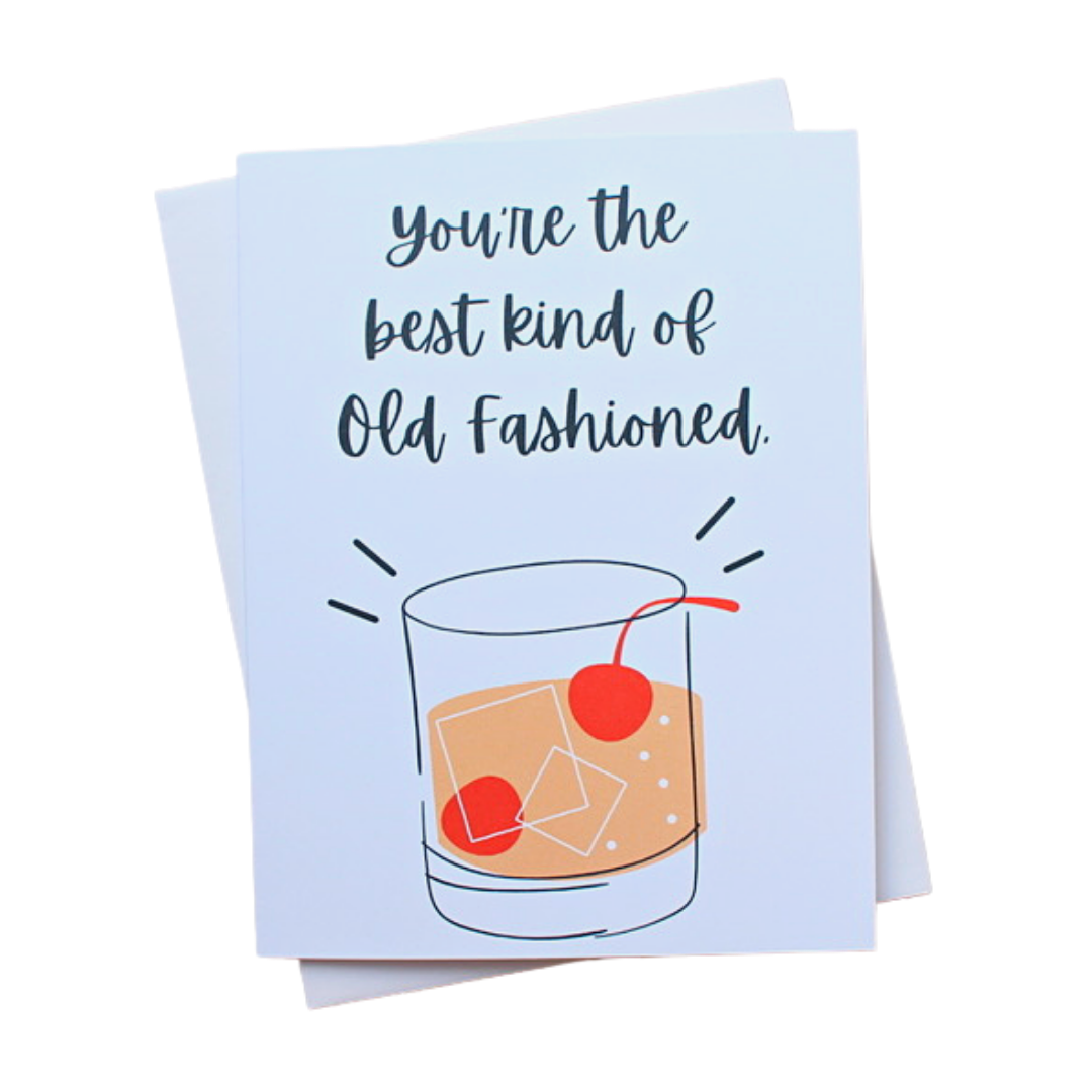 The Best Kind of Old Fashioned Individual Greeting Card